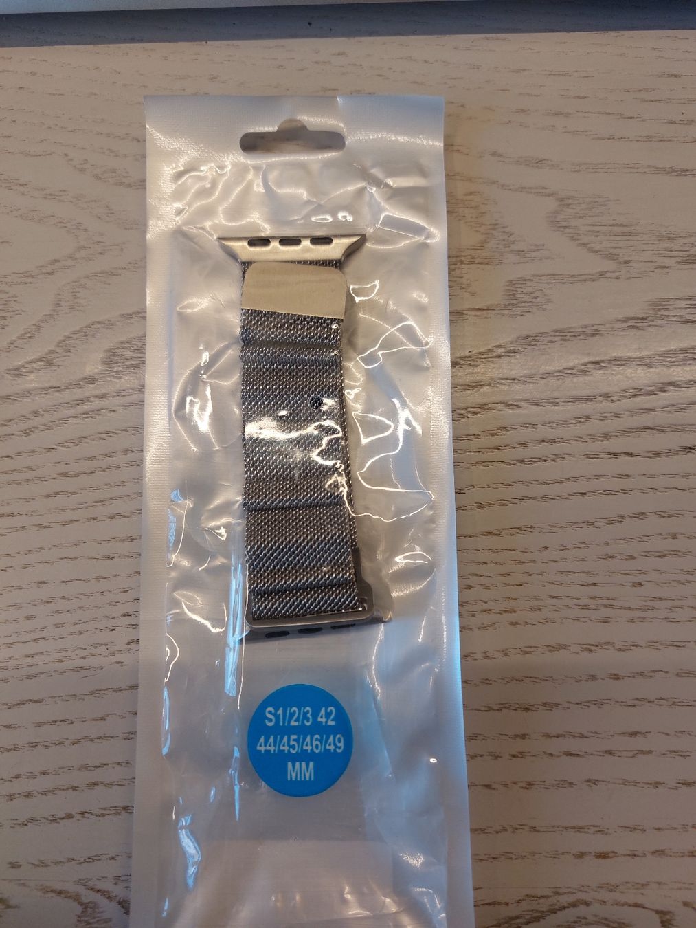Bracciali & Braccialetti: iWatch Armband Chromstahl silbern – Nuovo e nell'imballaggio originale da Zizers venduto da Buab