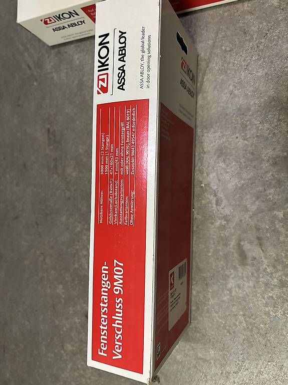 Quincaillerie: Fensterstangen Verschluss 9M07 9 Stk – D'occasion à Flums par Limatools 1