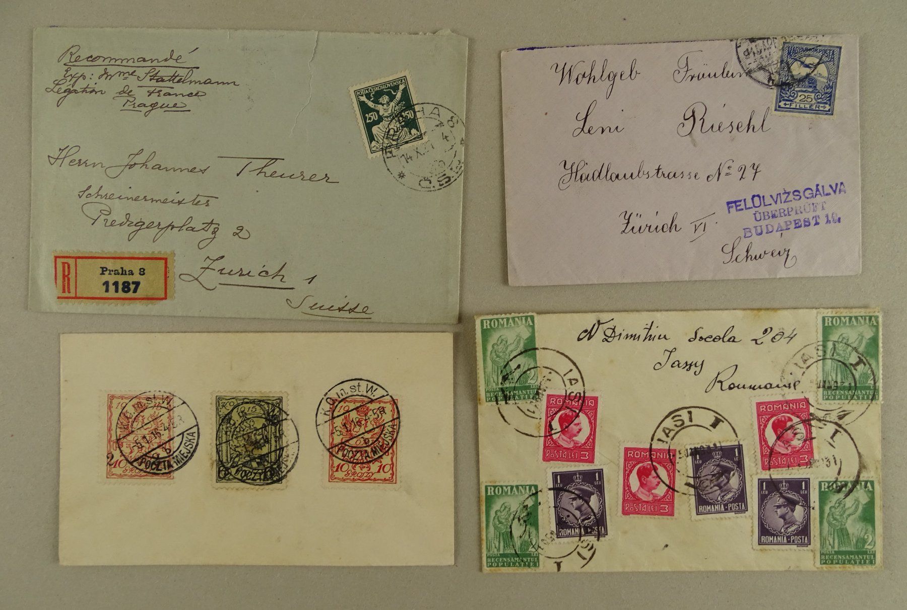 Alle Briefmarken: OSTEUROPA, 17 ÄLTERE BRIEFE/KARTEN – Gebraucht aus Grüningen von Kartensammler 2