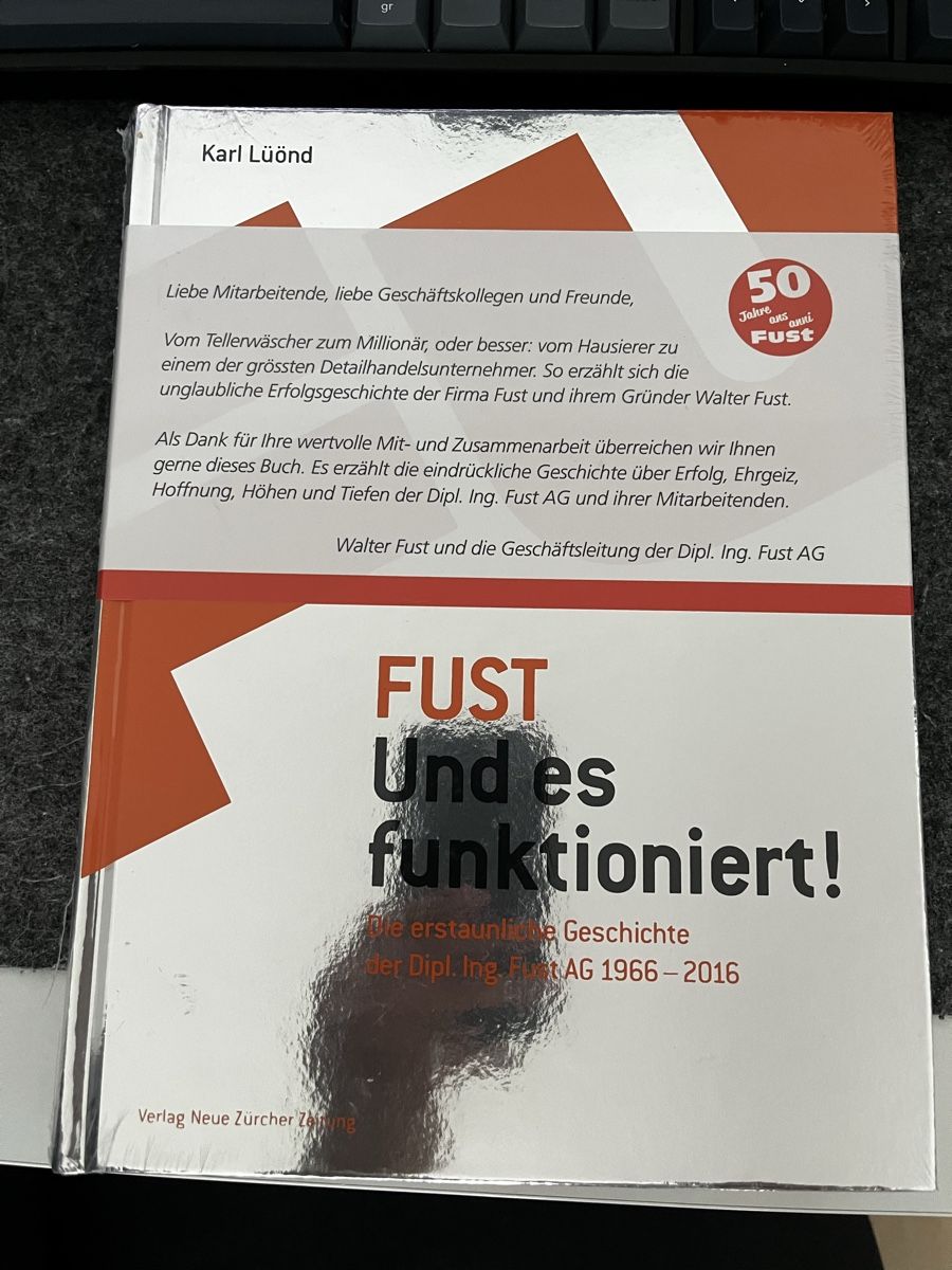 Bücher: Fust Buch (Versiegelt)  – Neu und originalverpackt aus Pfäffikon ZH von Restore-Me