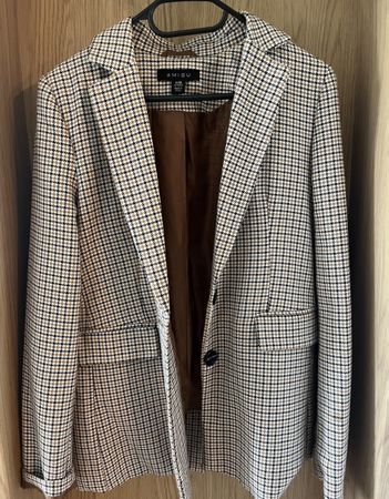 Blazer femme Amisu motif pied-de-poule taille 38