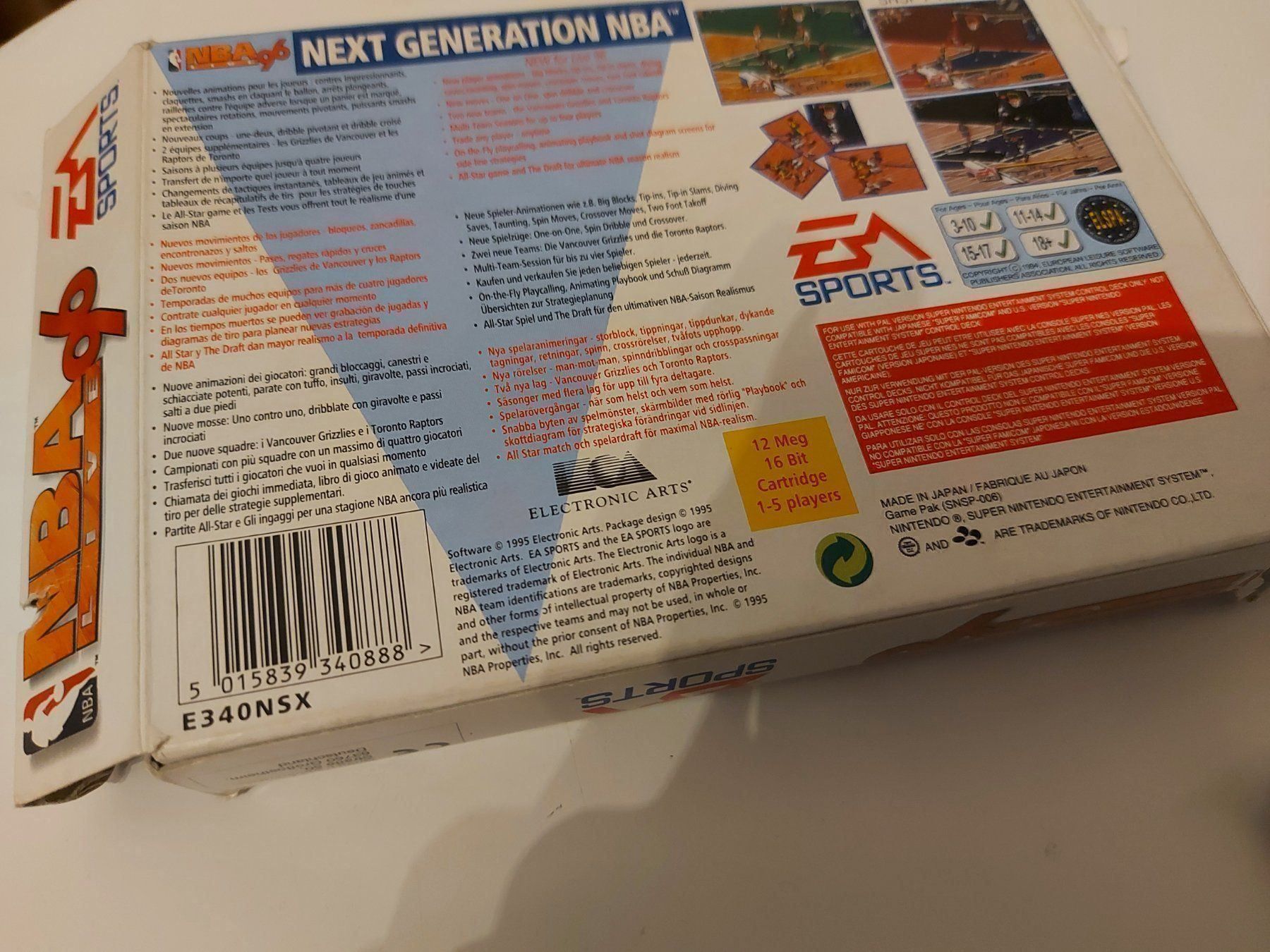 Giochi: NBA 96 Super Nintendo SNES Spiel OVP – Usato da Aarau venduto da Kaesekuchen2000 8