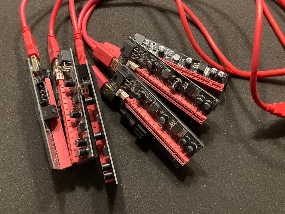 6er Kit Mining Riser VER 009S (Gebraucht) in Wettingen für CHF 1 – mit ...