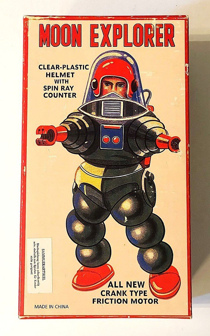Giocattoli: Blech Roboter Moon Explorer Schylling Retro-Spielzeug – Usato da Duggingen venduto da nad_6yzh