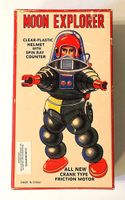 Blech Roboter Moon Explorer Rot Schylling Retro-Spielzeug