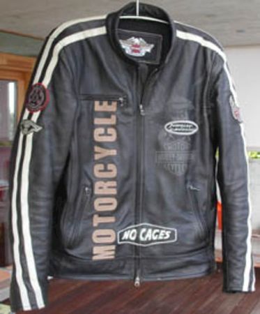 Motorradjacke Lederjacke Harley-Davidson Grösse L
