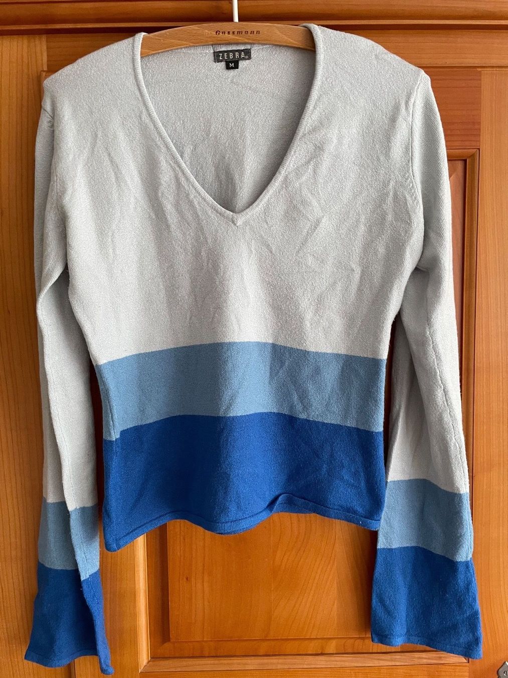 Zebra Maglioni & Felpe: Zebra Strickpulli blau Blockstreifen M – Usato da Bern venduto da brup 1