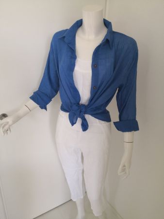 🤩STRADIVARIUS NEUE KOLLEKTION BLUSE BLAU