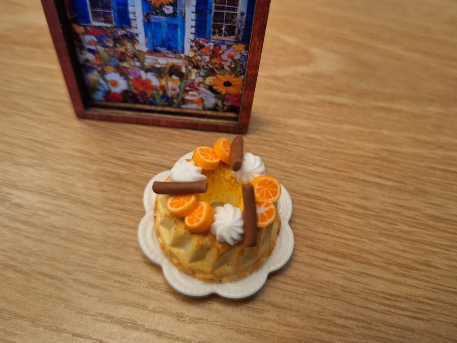 Case e mobili per bambole: Handmade Orangen Gugelhupf – Nuovo (secondo la descrizione) da Zürich venduto da HandmadeTinyFood 4