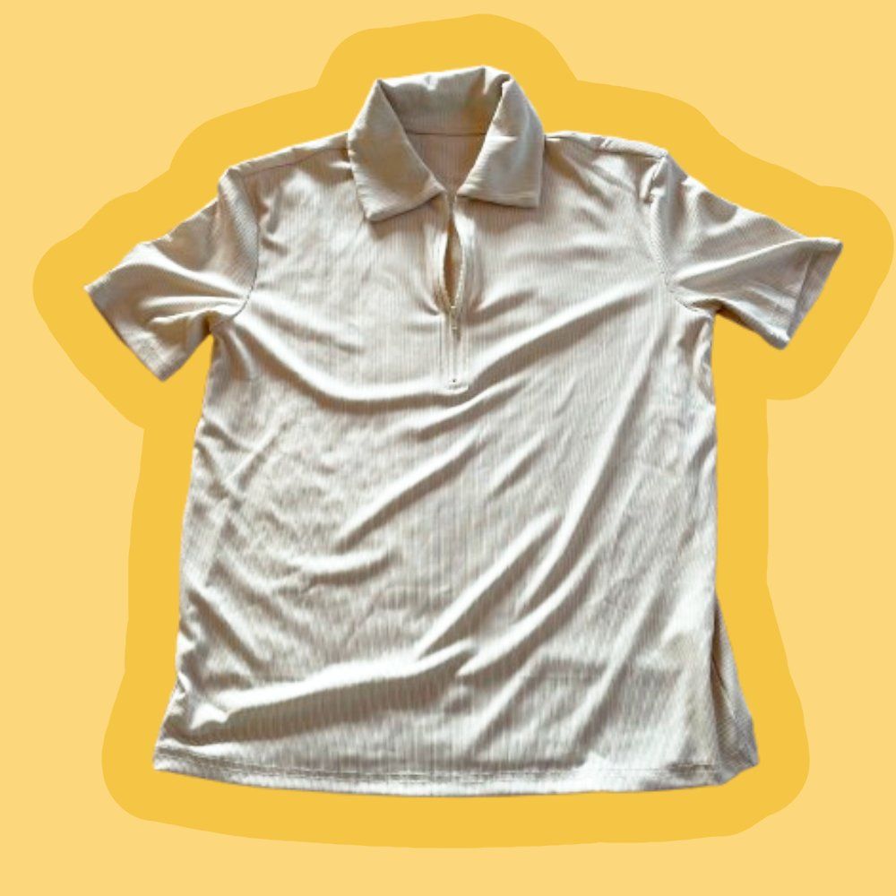 T-shirt: Poloshirt mit Reissverschluss, Grösse S – Nuovo (secondo la descrizione) da Bözen venduto da Colibri2001