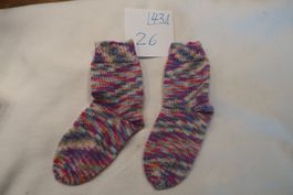 Handgestr.Kinder-Wollsocken  Gr.26   (431)