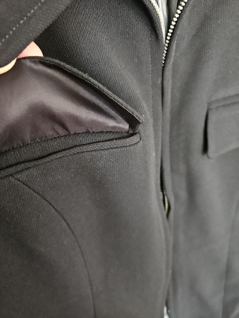 Giacche: Schwarzer Blazer Jacke Marke SHE – Usato da Eschenbach SG venduto da MarThu 1