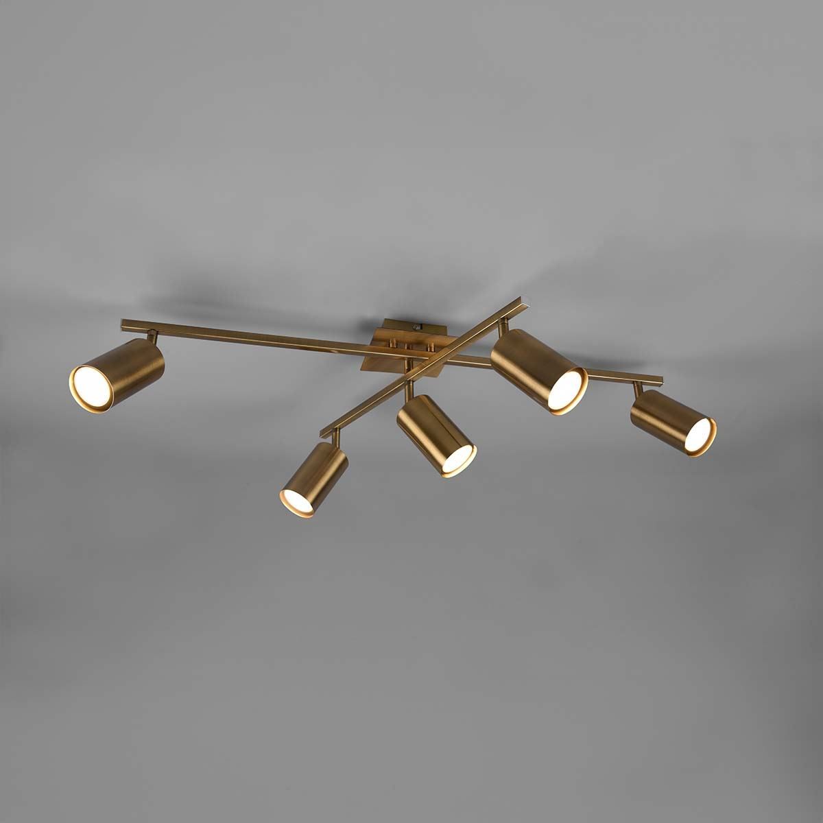 Lampadari & plafoniere: Deckenleuchte, Altmessing, 77 cm x 57 cm – Nuovo (secondo la descrizione) da Kreuzlingen venduto da Smart-Light