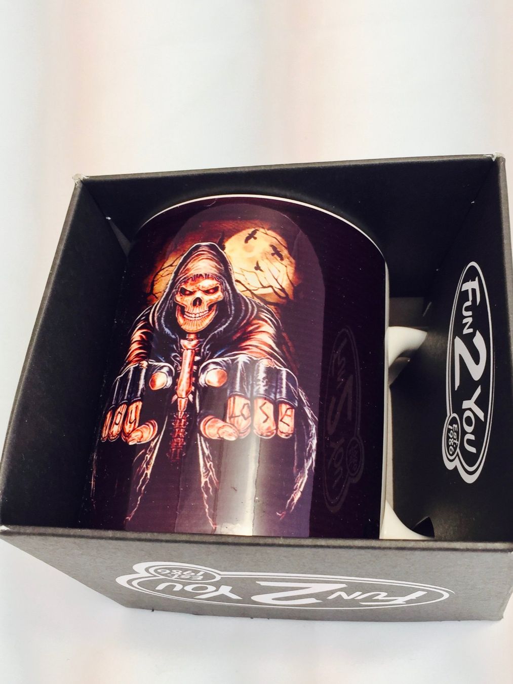 Tassen: Fun2You Tasse Grim Reaper Motiv neu in Box – Neu (gemäss Beschreibung) aus St.Gallenkappel von RocknSkull