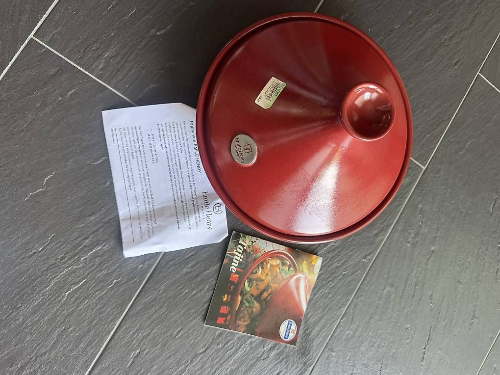 Emile Henry Töpfe: Tajine Emile Henry gross – Neu (gemäss Beschreibung) aus Altendorf von Nordseekind
