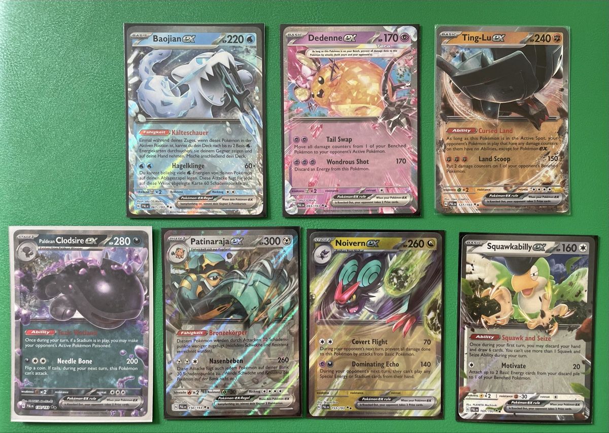Pokémon Carte collezionabili: Pokemon Paldea Evolved EX Cards 11x – Usato da Wallisellen venduto da Optimalex 2