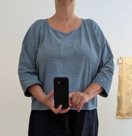 Shirt Bio Baumwolle selbst genäht L - XL