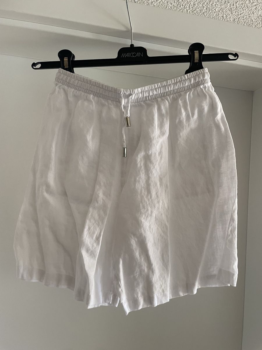 Pantalons: Shorts 100% lin blanc taille S – Neuf (Voir description) à Pâquier-Montbarry par mir_687p