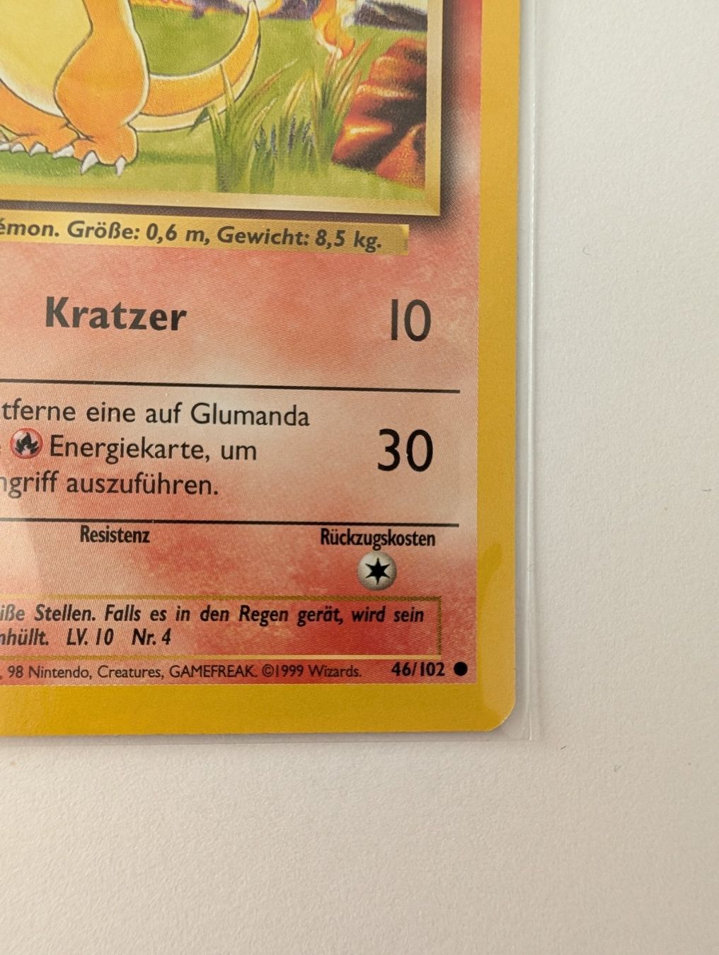 Pokémon Carte collezionabili: Glumanda, 1.Edition DE, Base Set, Boosterfrisch – Nuovo (secondo la descrizione) da Stein am Rhein venduto da Denis.17 4