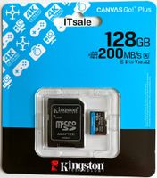 Kingston MicroSD 128GB CANVAS Go! Plus  *portofrei*