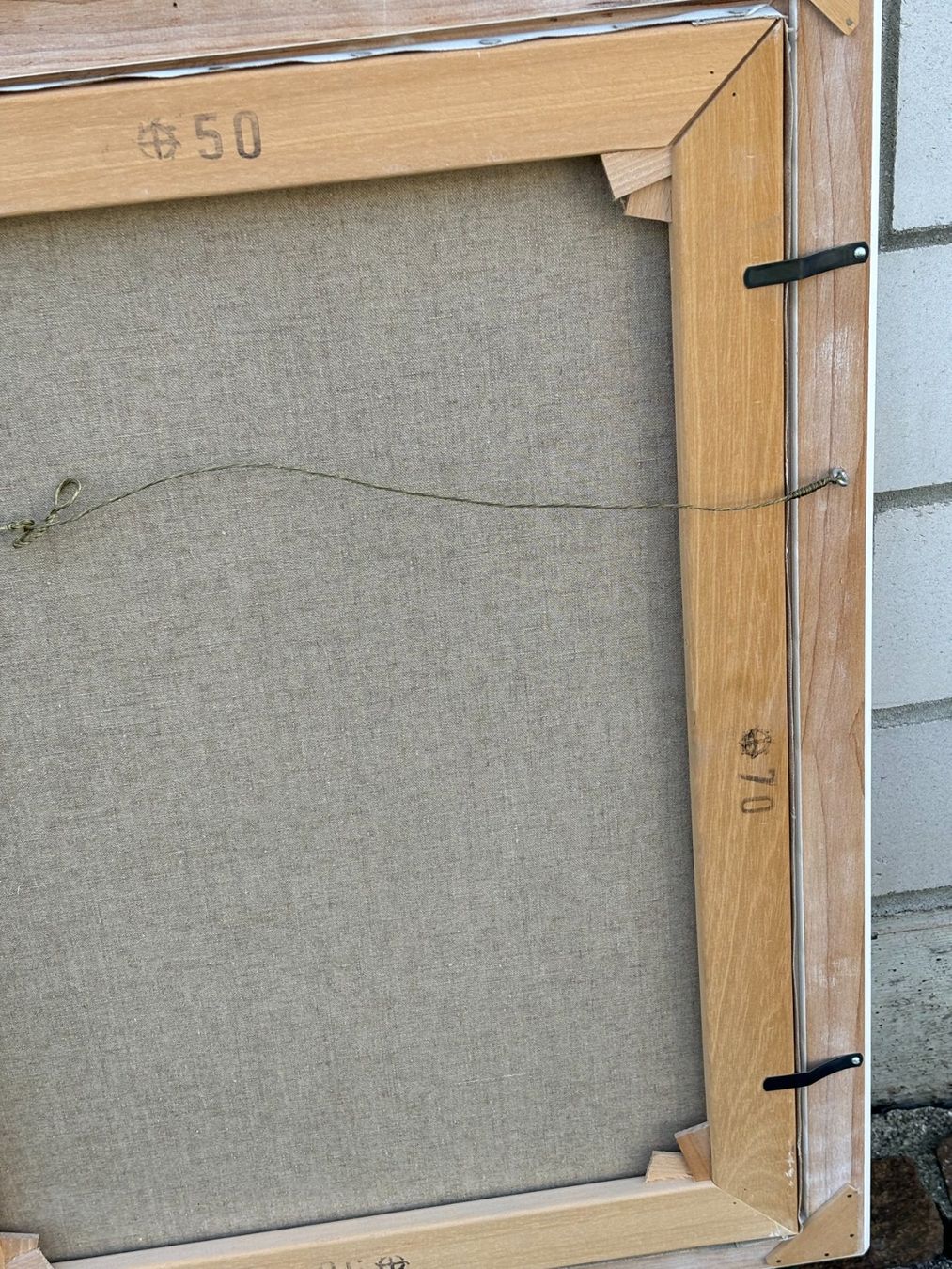 Gemälde: Moderne Malerei Bild sig. Nid 1993 – Gebraucht aus Zürich von Nofelet31 3