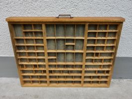alte Setzkasten Schublade