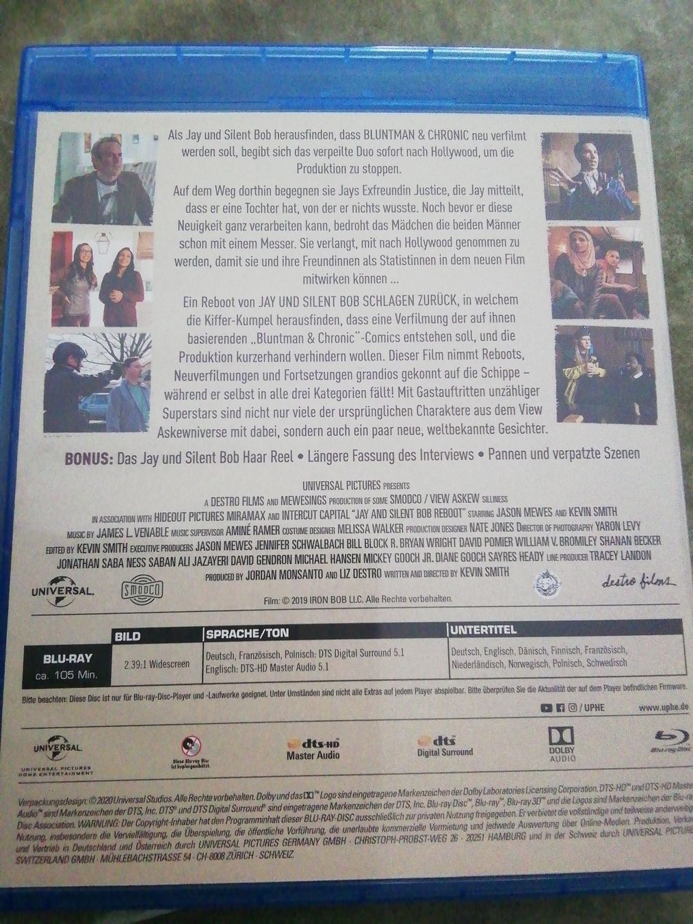 Tutti i DVDs: Jay & Silent Bob Reboot BluRay – Usato da Ballwil venduto da eldave 1