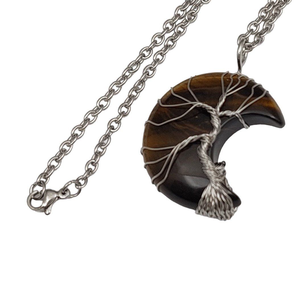 Ciondoli: Halskette mit Mond Anhänger – Nuovo e nell'imballaggio originale da Zunzgen venduto da WeilerShop