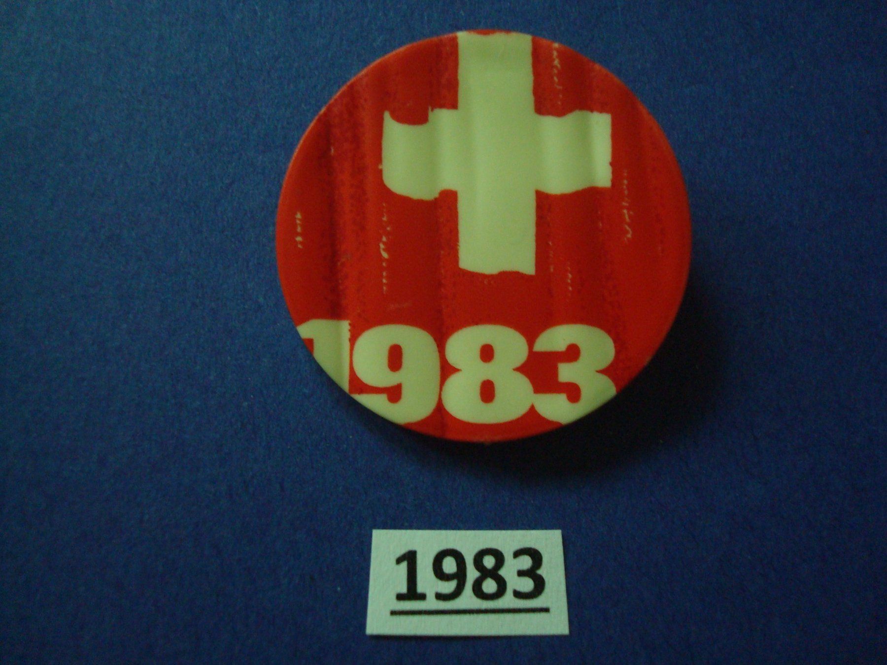 Plaketten & Abzeichen: Abzeichen 1. August 1983 – Gebraucht aus Riehen von Baerewaegli