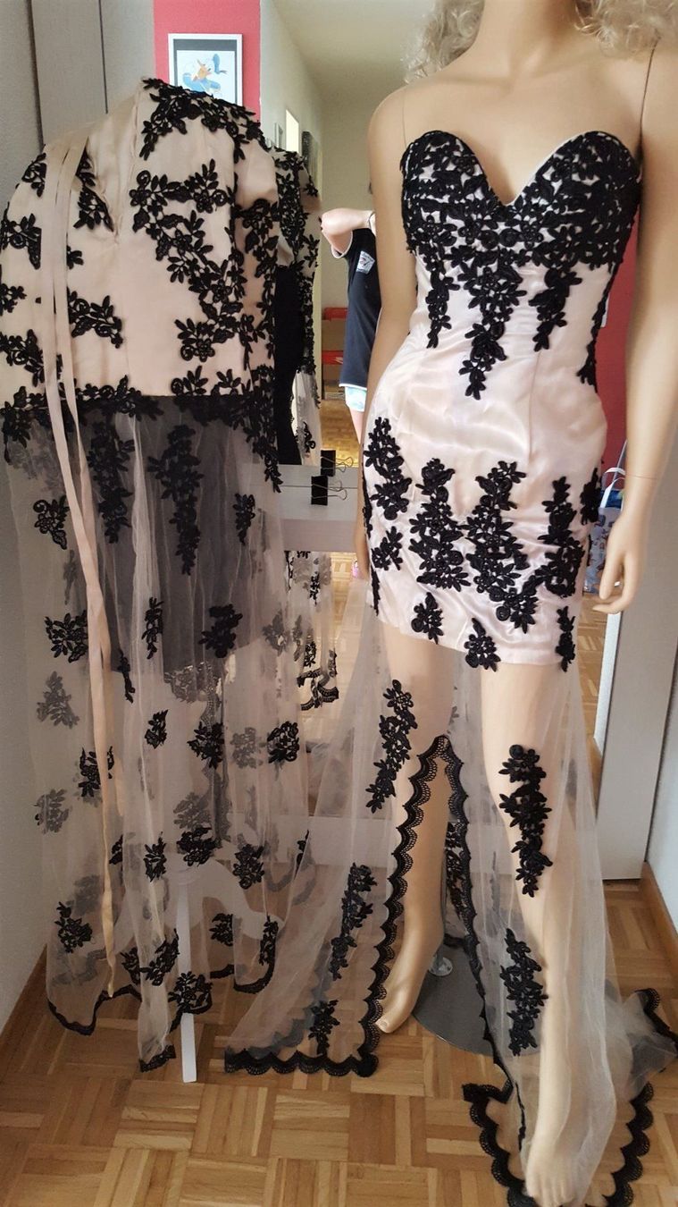 Vestiti: Sexy Abendkleid Spitze Tüll Gr. 34 oder 36 - AUSVERKAUF!!! – Nuovo e nell'imballaggio originale da turbenthal venduto da lory300zx 3