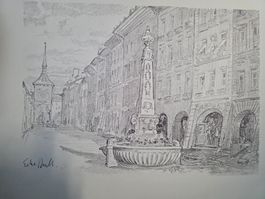 Bild Kramgasse Bern 40 cm x 30 cm