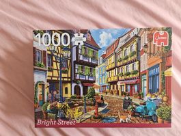 Jumbo Puzzle 1000 Teile "Bright Street" neu