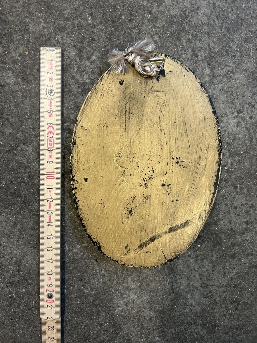 Dipinti: Ab 1.- Antikes Rosenbild auf Holz, A.N. signiert, oval – Usato da Zürich venduto da BashasBrockenhaus 1