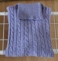 Lila Rollkragen-Pulli Gr. M - Chicorée - Spendenaktion