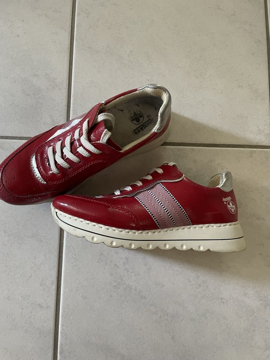 Rieker Scarpe da donna: Rieker Sneaker rot Damen Grösse 40 gebraucht – Usato da Langendorf venduto da PetLuna 2