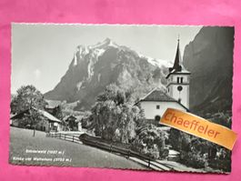 Grindelwald, Kirche und Wetterhorn