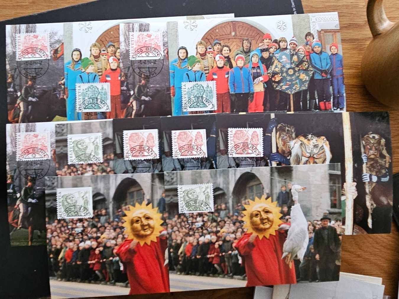 Alle Briefmarken: Maximumkarten aller 11 Markenheft 1984 mit ET Stempel ab 5.- – Gebraucht aus Buttikon SZ von Marcelr