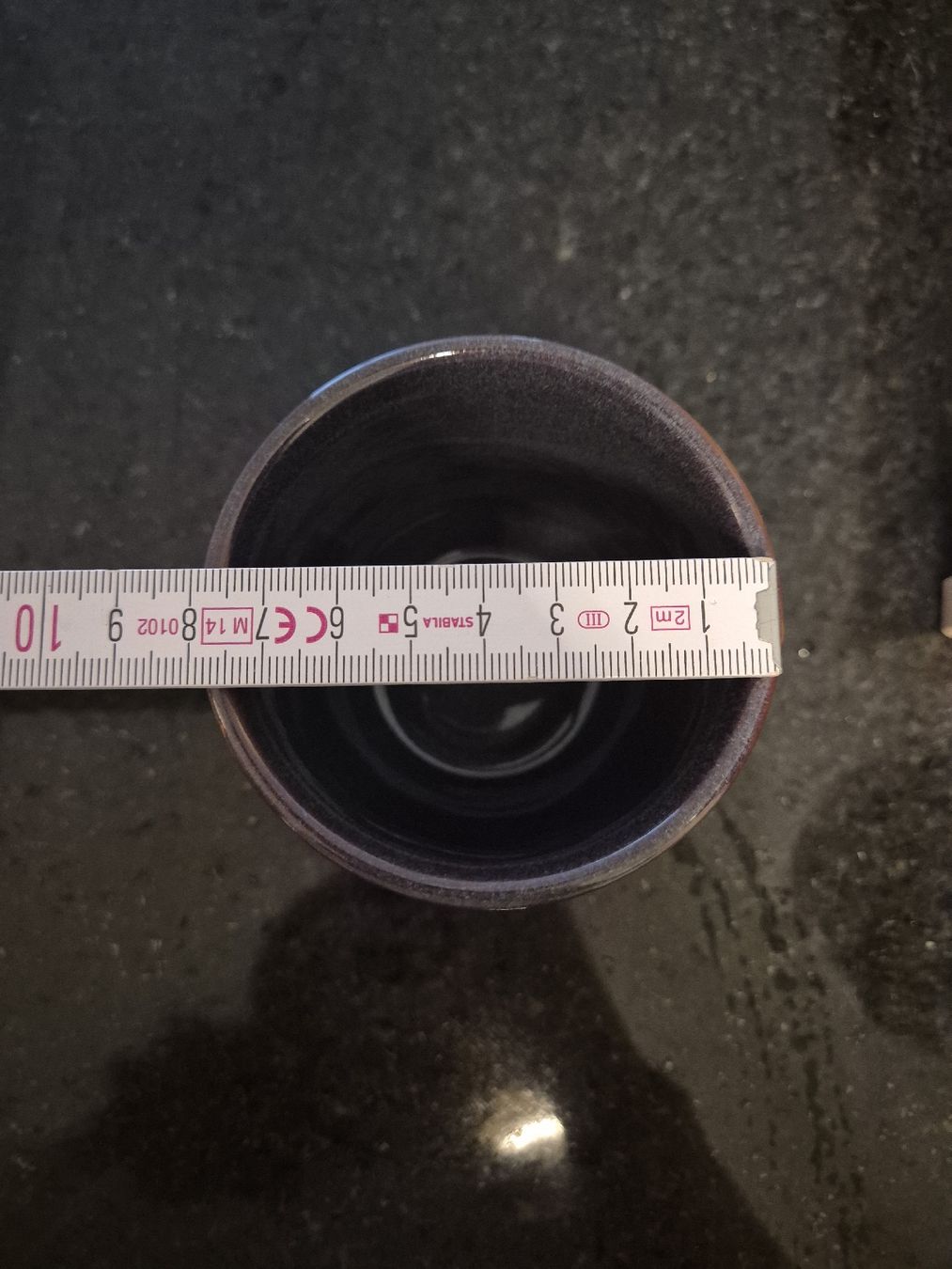 Tassen: Keramikbecher mit Untersetzer - Neu, Lila, 8 cm – Neu (gemäss Beschreibung) aus Zürich von mit_jz2x 4