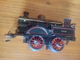 Blech Spielzeug Dampflokomotive 2531 bespielt
