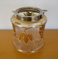 Jugendstil Biskuit - Konfekt Glasdose