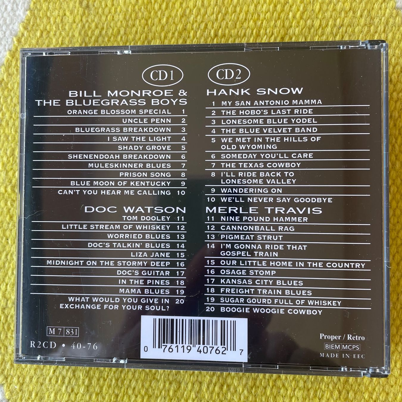 CD: BLUEGRASS.-2CD THE GOLD COLLECTION – Usato da Rorschacherberg venduto da CD-Roli 1