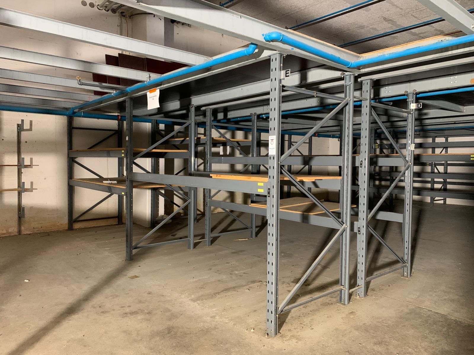 Scaffali: FOCO Palettengestell Traversen Grau – Usato da Winterthur venduto da ReUse_Baumarkt