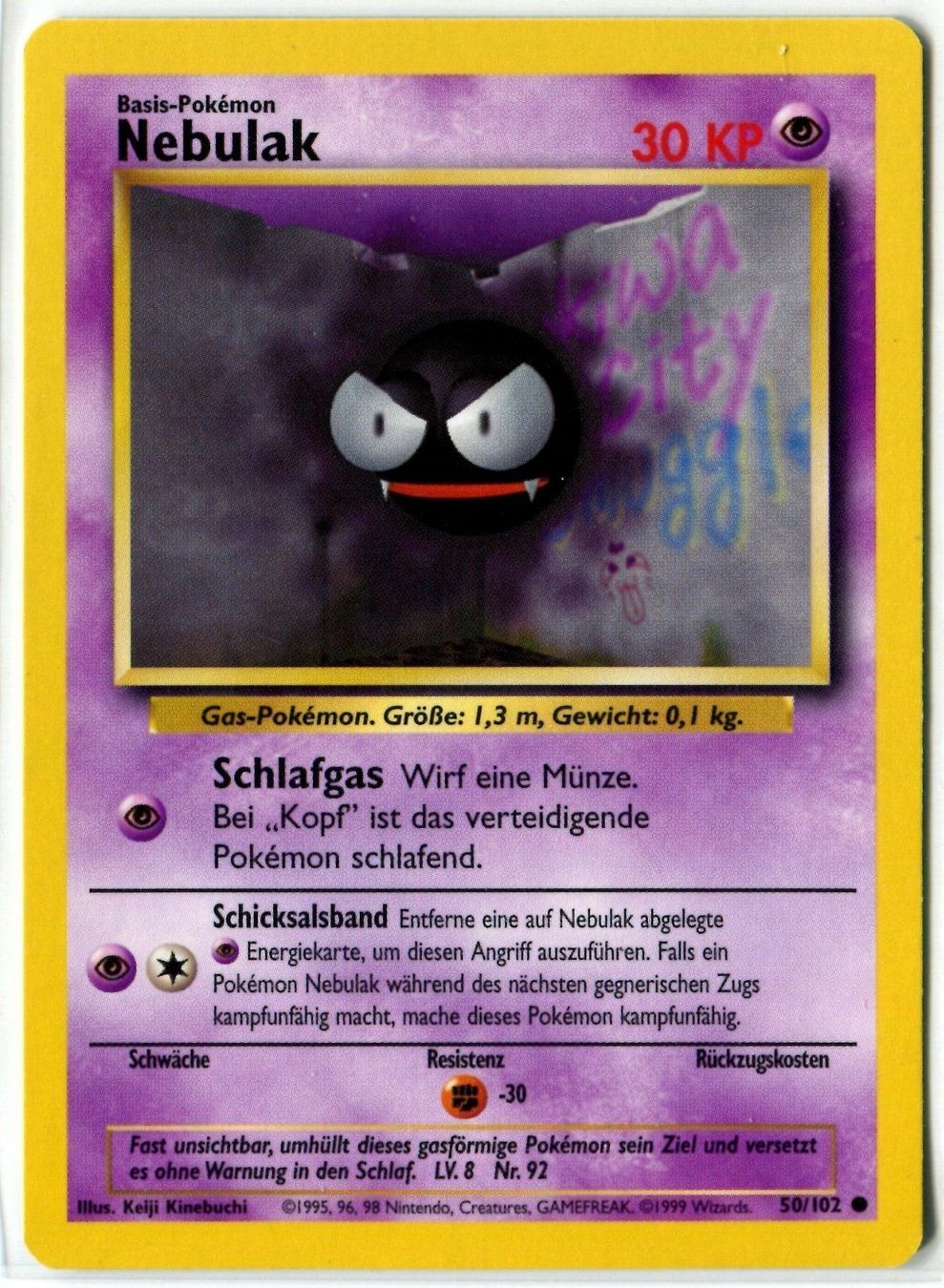 Pokémon Carte collezionabili: Nebulak Basis Set 50/102 Deutsch – Nuovo (secondo la descrizione) da Dornach venduto da Deco89