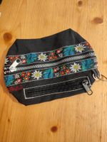 Etik-line Täschchen schwarz Edelweiss Stickerei Neu