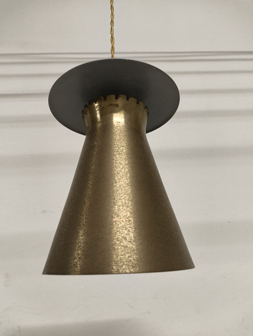 Lampadari & plafoniere: 50er Jahre Messing Deckenlampe Dr – Usato da Zürich venduto da BK8000 4