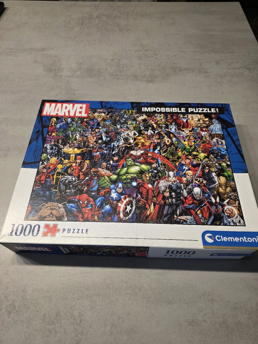 Clementoni Puzzles: Puzzle Marvel Clementoni 1000 pièces Impossible Puzzle – Gebraucht aus Plan-les-Ouates von VidemaMaison 1