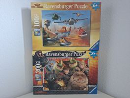 Ravensburger XXL Puzzle mit Dragons & Planes Motiv