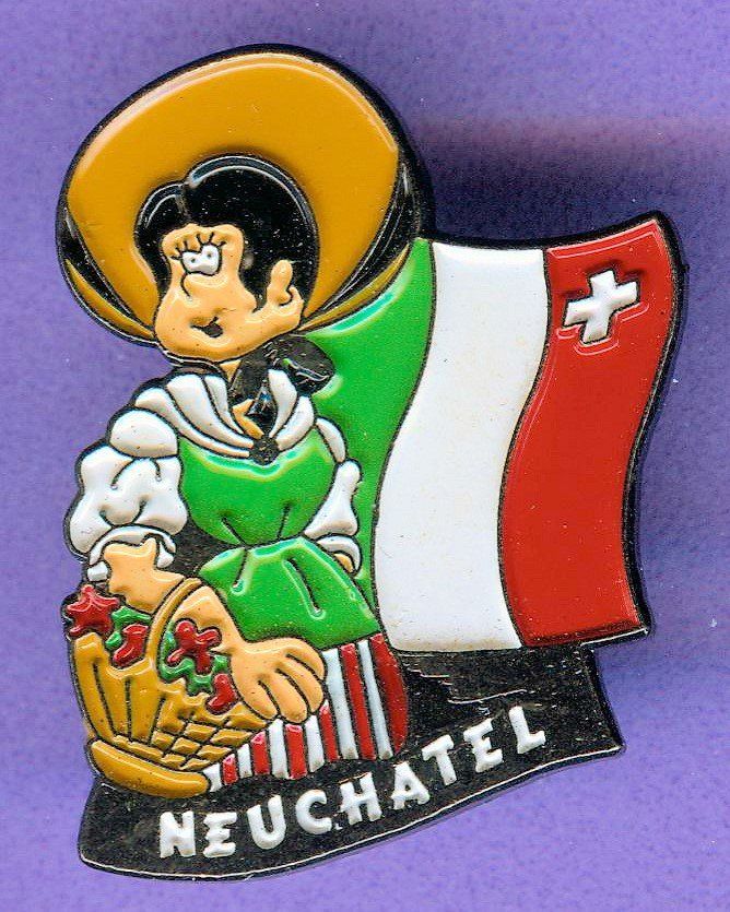 Placchette & Badge: Wappen & Tracht   NEUCHATEL – Usato da Winterthur venduto da Sammleroase