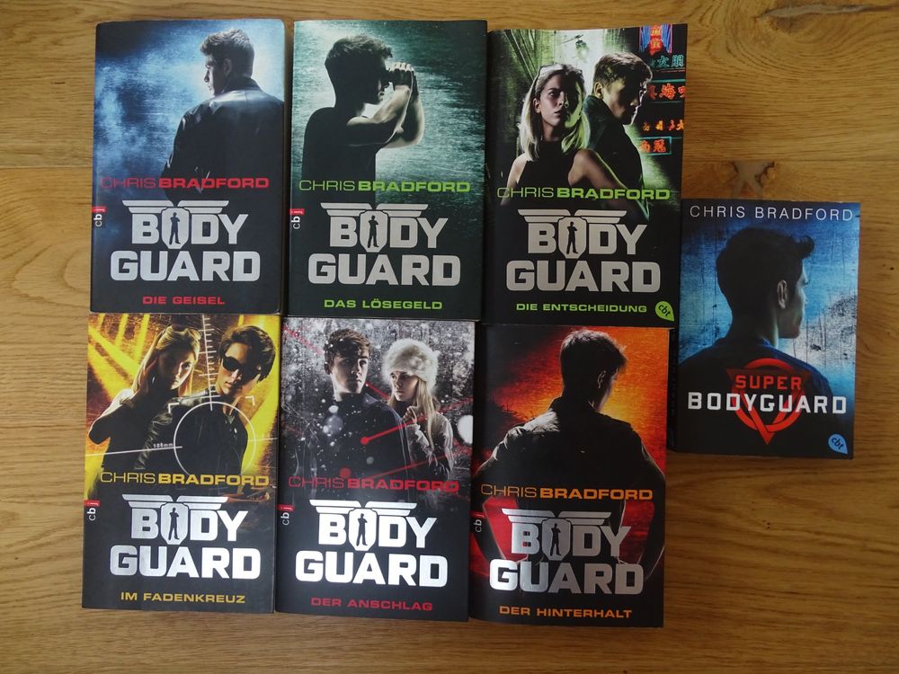 Bodyguard Reihe (1-6) + Super Bodyguard 1 von Chris Bradford (Gebraucht ...