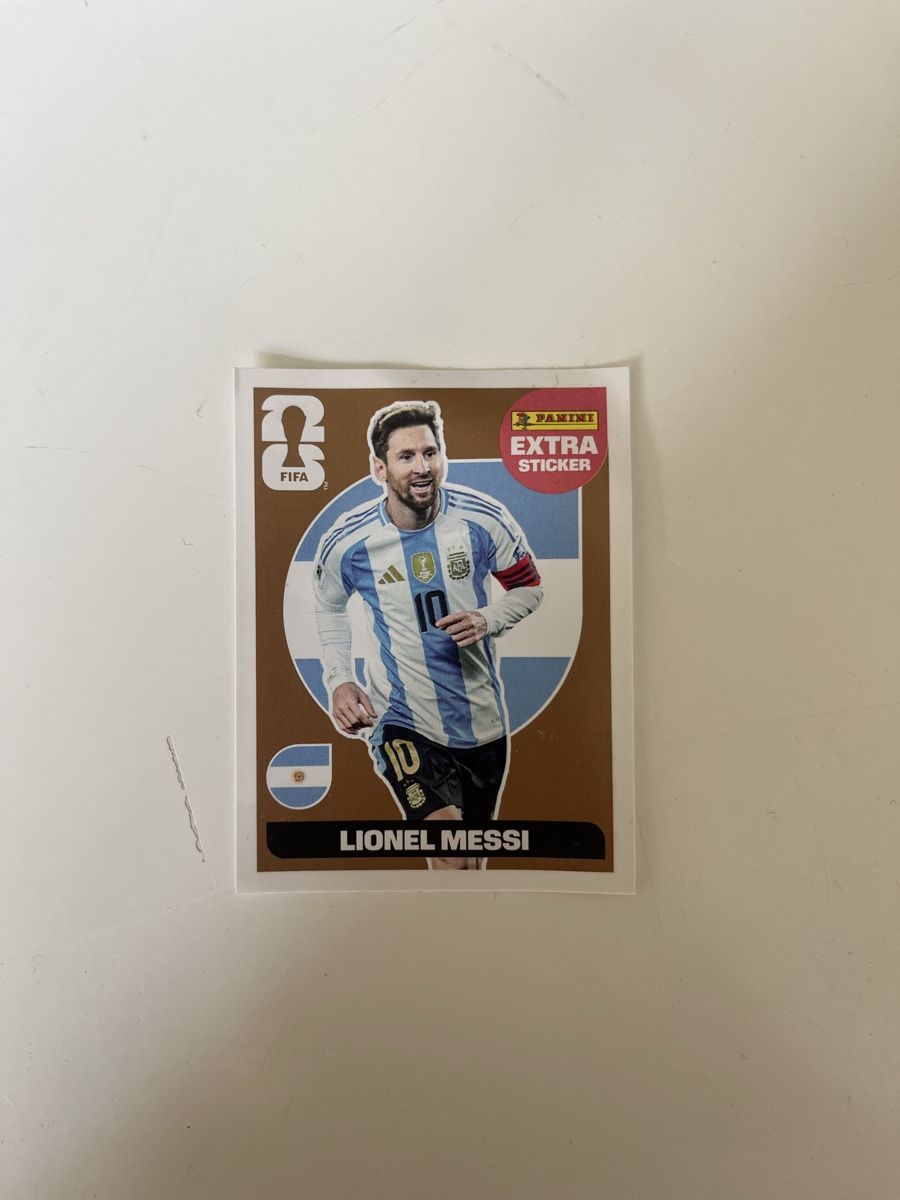 Panini Carte collezionabili: Lionel Messi Extra Sticker Bronze – Nuovo (secondo la descrizione) da Basel venduto da Muskatnuss27